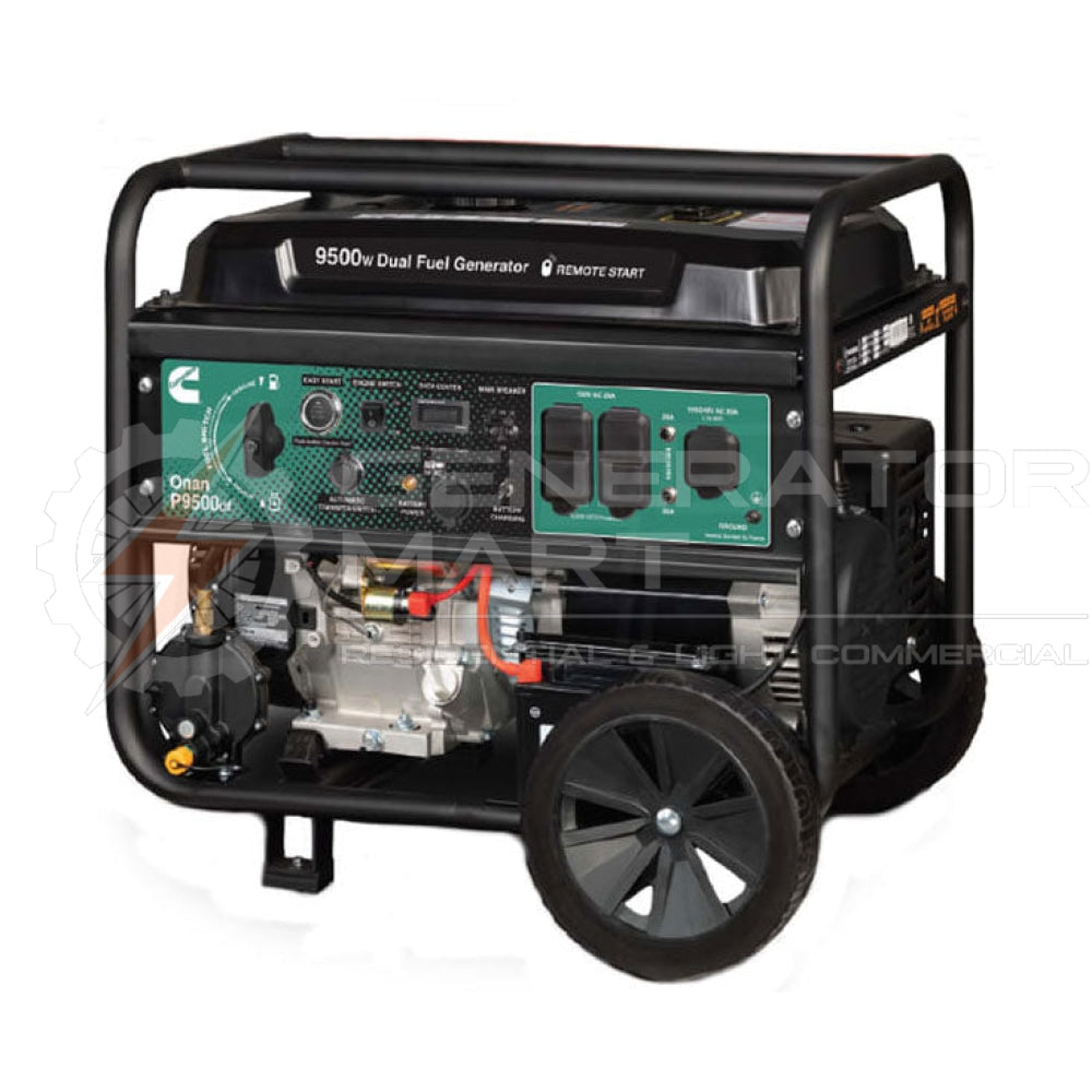 Cummins, Cummins-Onan 9500W Portable Generator, Dual Fuel- P9500df