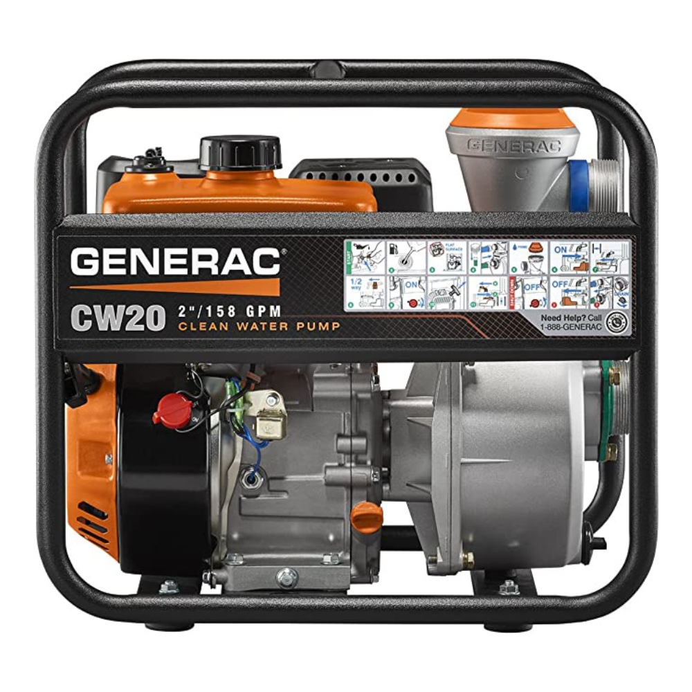 Generac, Generac 2" Clean Water Pump with Hose Kit - DS-7732