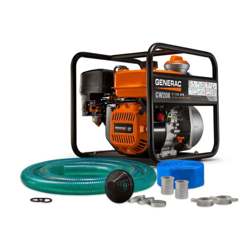 Generac, Generac 2" Clean Water Pump with Hose Kit - DS-7732